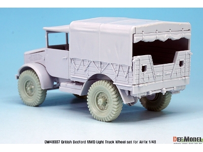 British Bedford Mwd Light Truck Wheel Set (For Airfix 1/48) - zdjęcie 8