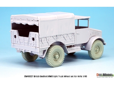 British Bedford Mwd Light Truck Wheel Set (For Airfix 1/48) - zdjęcie 9