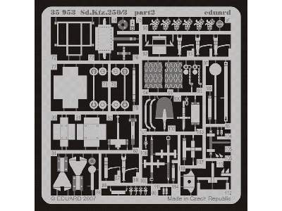  Sd. Kfz.250/3 Greif 1/35 - Dragon - blaszki - zdjęcie 3