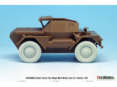 British Armored Scout Car Dingo Mk.Ii Wheel Set (For Tamiya 1/48) - zdjęcie 7