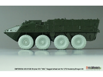 Us M1126 Stryker Icv Xml - Sagged Wheel Set (For Academy/Dragon) - zdjęcie 6