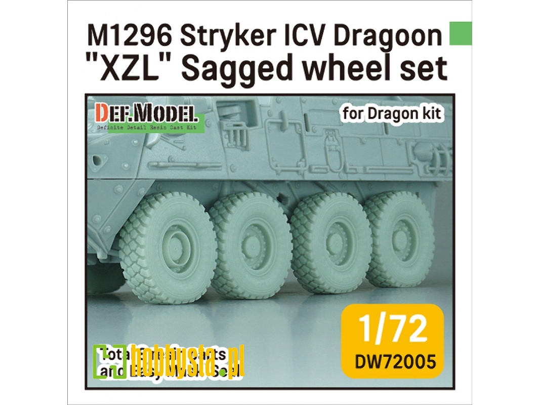 M1296 Stryker Icv Dragoon Xzl - Sagged Wheel Set (For Dragon) - zdjęcie 1 M1296 Stryker Icv Dragoon Xzl - Sagged Wheel Set (For Dragon) - zdjęcie 1