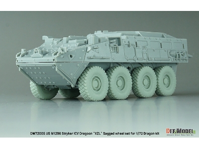 M1296 Stryker Icv Dragoon Xzl - Sagged Wheel Set (For Dragon) - zdjęcie 5