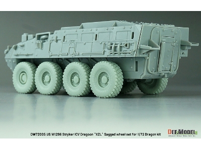 M1296 Stryker Icv Dragoon Xzl - Sagged Wheel Set (For Dragon) - zdjęcie 7