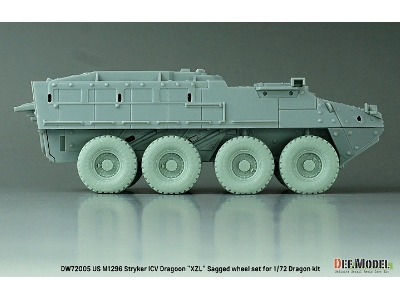 M1296 Stryker Icv Dragoon Xzl - Sagged Wheel Set (For Dragon) - zdjęcie 9