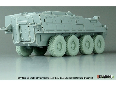 M1296 Stryker Icv Dragoon Xzl - Sagged Wheel Set (For Dragon) - zdjęcie 10