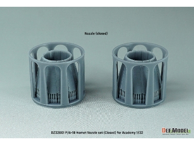 F/A-18a/B/C/D Hornet Exhaust Nozzle Set - Closed (For Academy) Setp.2022 - zdjęcie 2