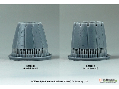 F/A-18a/B/C/D Hornet Exhaust Nozzle Set - Closed (For Academy) Setp.2022 - zdjęcie 4