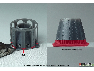 F/A-18a/B Hornet Nozzle Set - Closed - zdjęcie 5