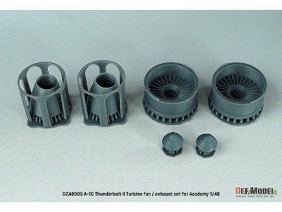 A-10 Thunderbolt Ii Turbine Fan / Exhaust Nozzle Set (For Academy) - zdjęcie 2