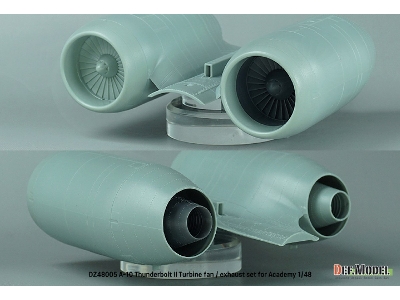 A-10 Thunderbolt Ii Turbine Fan / Exhaust Nozzle Set (For Academy) - zdjęcie 3