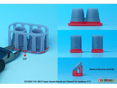 F/A-18e/F/G Super Hornet Exhaust Nozzle Set - Closed - zdjęcie 6
