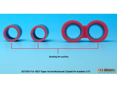 F/A-18e/F/G Super Hornet Exhaust Nozzle Set - Closed - zdjęcie 7