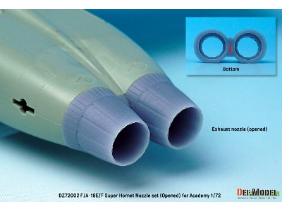 F/A-18e/F/G Super Hornet Exhaust Nozzle Set - Opened - zdjęcie 3