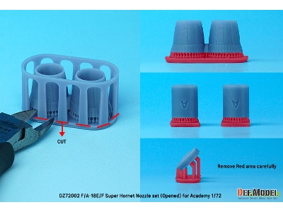 F/A-18e/F/G Super Hornet Exhaust Nozzle Set - Opened - zdjęcie 6