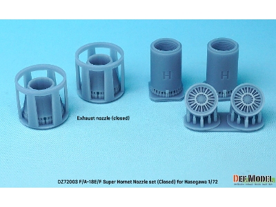 F/A-18e/F/G Super Hornet Exhaust Nozzle Set - Closed - zdjęcie 2