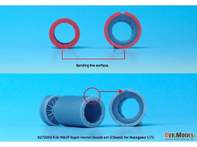 F/A-18e/F/G Super Hornet Exhaust Nozzle Set - Closed - zdjęcie 7