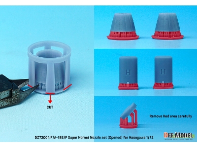 F/A-18e/F/G Super Hornet Exhaust Nozzle Set - Opened - zdjęcie 6