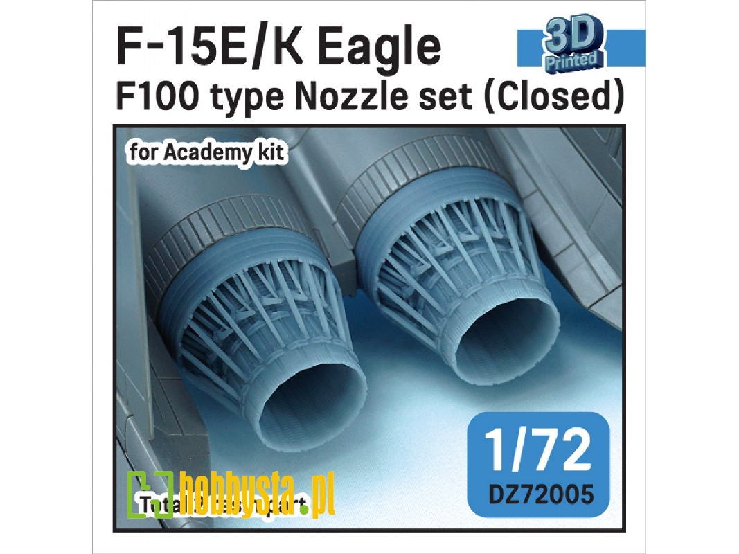 F-15e/K Eagle F100 Type Nozzle Set - Closed (For Academy) Sept.2022 - zdjęcie 1 F-15e/K Eagle F100 Type Nozzle Set - Closed (For Academy) Sept.2022 - zdjęcie 1