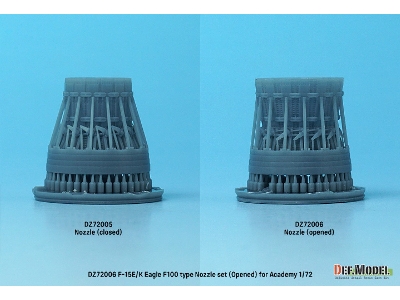 F-15e/K Eagle F100 Type Nozzle Set - Closed (For Academy) Sept.2022 - zdjęcie 4