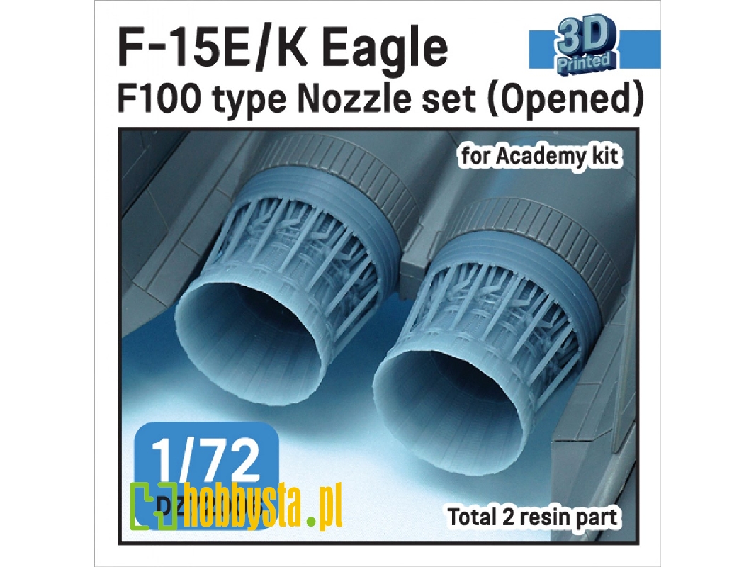 F-15e/K Eagle F100 Type Nozzle Set - Opened (For Academy) Sept.2022 - zdjęcie 1 F-15e/K Eagle F100 Type Nozzle Set - Opened (For Academy) Sept.2022 - zdjęcie 1