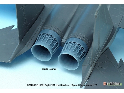 F-15e/K Eagle F100 Type Nozzle Set - Opened (For Academy) Sept.2022 - zdjęcie 3