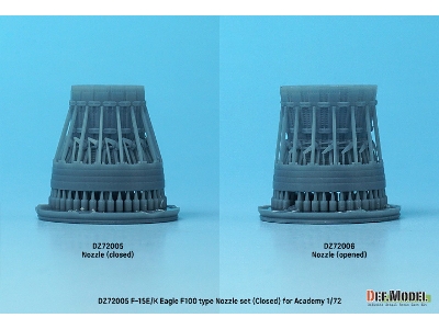 F-15e/K Eagle F100 Type Nozzle Set - Opened (For Academy) Sept.2022 - zdjęcie 4