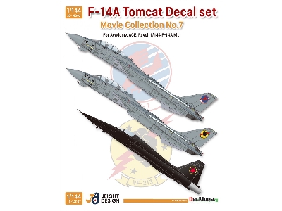 F-14a Tomcat Decal Set - Movie Collection No.7 (For Revell, Ace Corp. Academy Kit) - zdjęcie 1