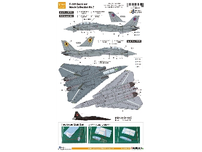 F-14a Tomcat Decal Set - Movie Collection No.7 (For Revell, Ace Corp. Academy Kit) - zdjęcie 4