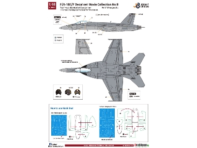 F/A-18e/F Super Hornet Decal Set - Movie Collection No.8 - zdjęcie 11