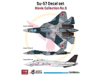 Su-57 Decal Set - Movie Collection No.9 - zdjęcie 1