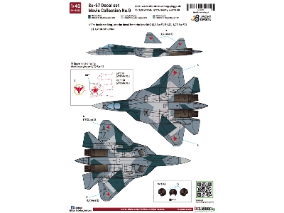 Su-57 Decal Set - Movie Collection No.9 - zdjęcie 4