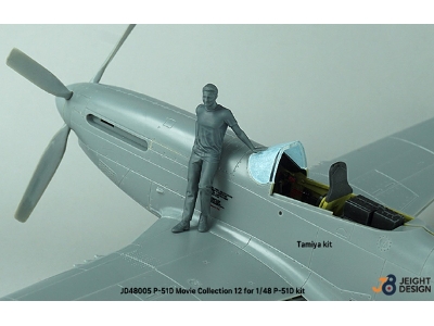 P-51d Mustang Decal / Pe Set W/ 1 Figure Movie Collection No.12 - zdjęcie 5
