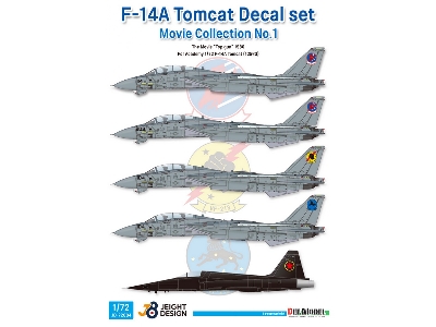 F-14 Decal Set Movie Collection No.1 - zdjęcie 1