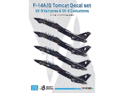 F-14a/D Vx-4 & Vx-9 Decal Set - zdjęcie 2