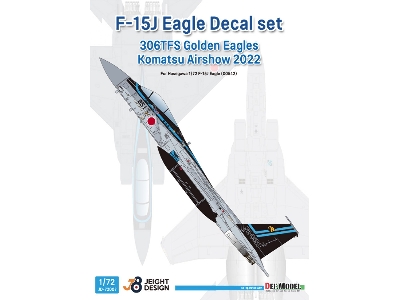 F-15j 306tfs Komatsu Airshow 2022 - Maverick Special Decal Set - zdjęcie 1