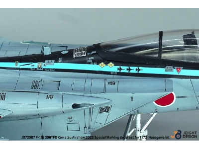 F-15j 306tfs Komatsu Airshow 2022 - Maverick Special Decal Set - zdjęcie 10