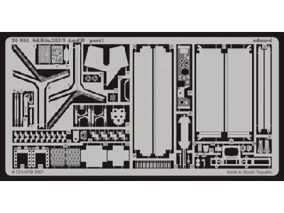  Sd. Kfz.251/1 Ausf. B 1/35 - Zvezda - blaszki - zdjęcie 1