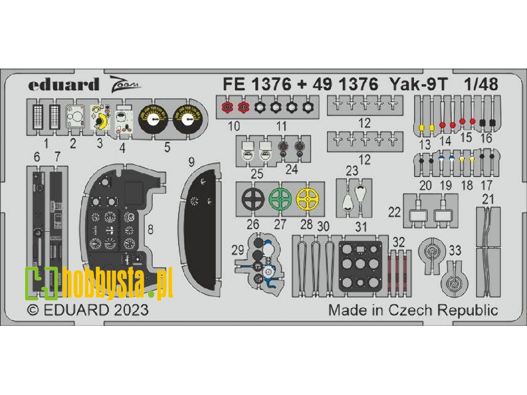 Yak-9T 1/48 - ZVEZDA - zdjęcie 1
