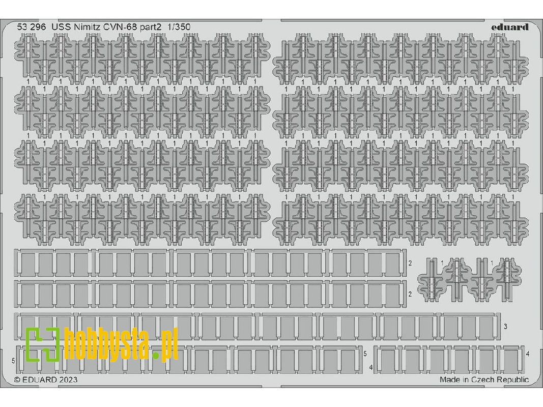 USS Nimitz CVN-68 part 2 1/350 - TRUMPETER - zdjęcie 1