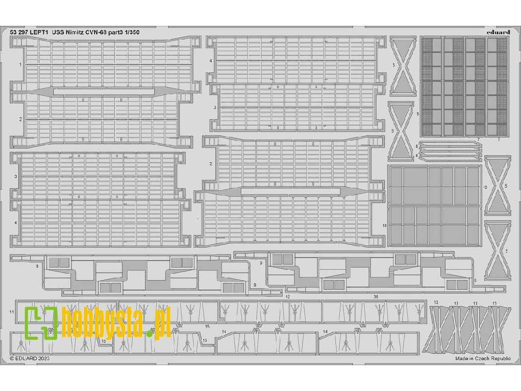 USS Nimitz CVN-68 part 3 1/350 - TRUMPETER - zdjęcie 1