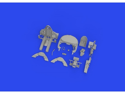 FM-2 cockpit w/  armoured headrest PRINT 1/48 - EDUARD - zdjęcie 3