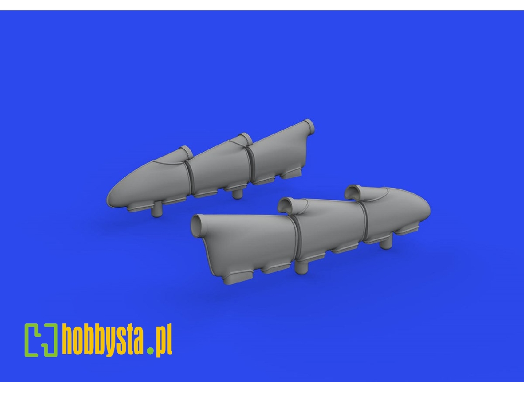 Hurricane Mk. I exhaust stacks PRINT 1/48 - HOBBY BOSS - zdjęcie 1 Hurricane Mk. I exhaust stacks PRINT 1/48 - HOBBY BOSS - zdjęcie 1
