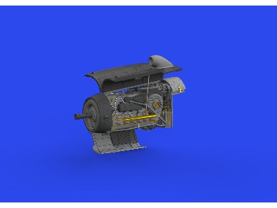 Bf 109K-4 engine 1/48 - EDUARD - zdjęcie 3