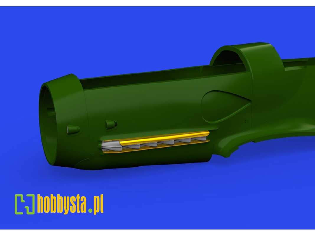 Bf 109K-4 exhaust stacks PRINT 1/48 - EDUARD - zdjęcie 1 Bf 109K-4 exhaust stacks PRINT 1/48 - EDUARD - zdjęcie 1