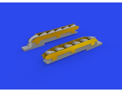 Bf 109K-4 exhaust stacks PRINT 1/48 - EDUARD - zdjęcie 3