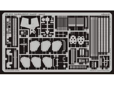  Sd. Kfz.251/1 Ausf. C 1/35 - Afv Club - blaszki - zdjęcie 1