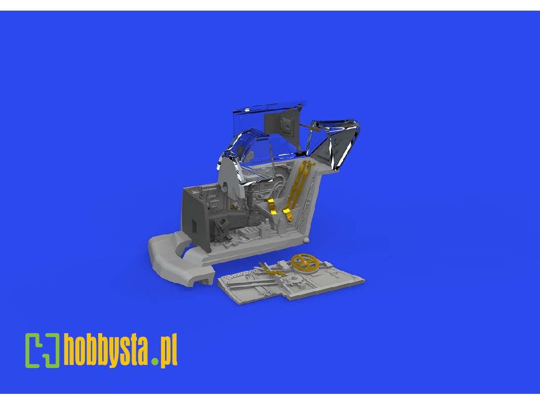 Bf 109F cockpit PRINT 1/72 - EDUARD - zdjęcie 1