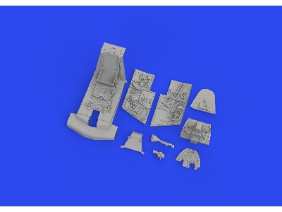 Bf 109F cockpit PRINT 1/72 - EDUARD - zdjęcie 7