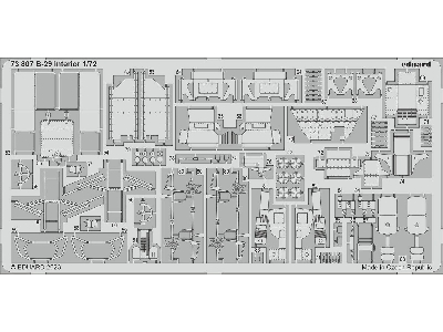 B-29 interior 1/72 - HOBBY 2000 - zdjęcie 2